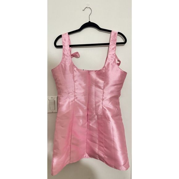Dolls Kill Current Mood Pixie Stardust Pink Mini Dress Babydoll Cosplay Sz XL - Picture 7 of 7